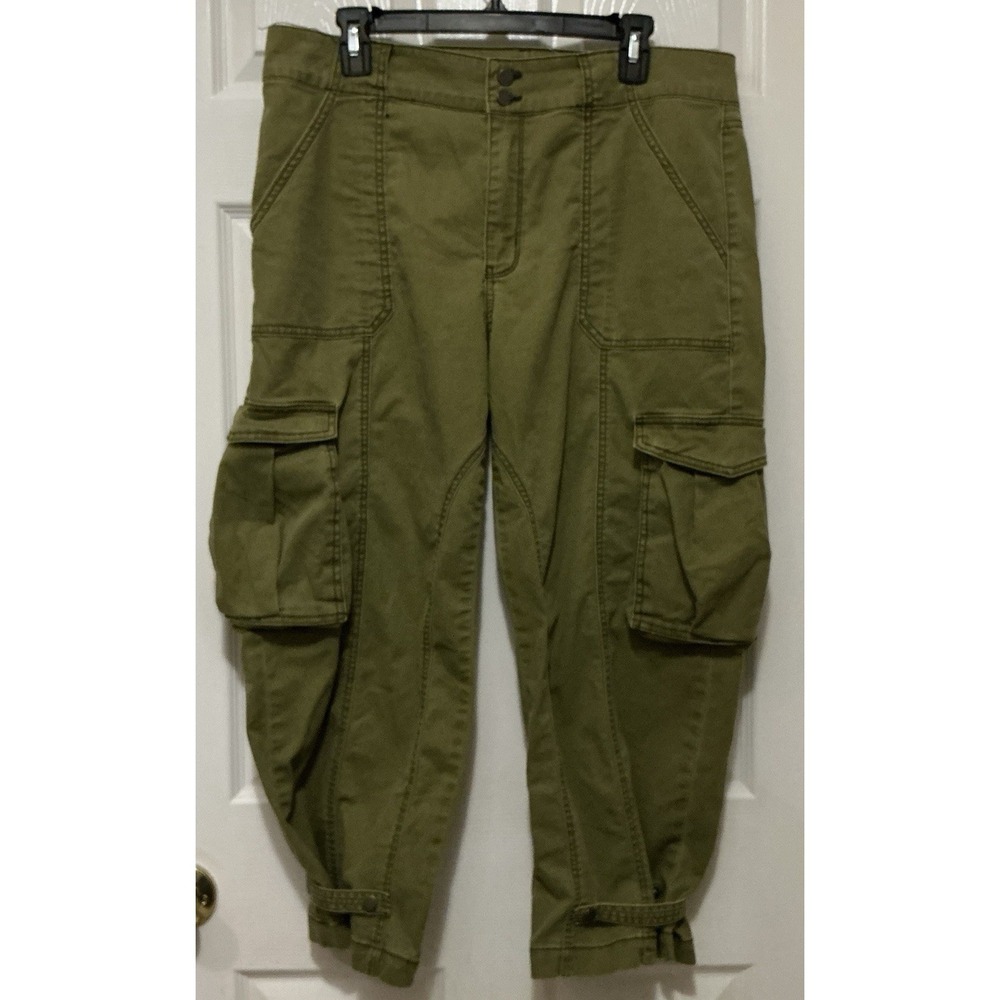 Circus NY Sam Edelman Cargo Combat Pants 31 Army Green/Olive Inseam 24 Gorpcore - Picture 2 of 4